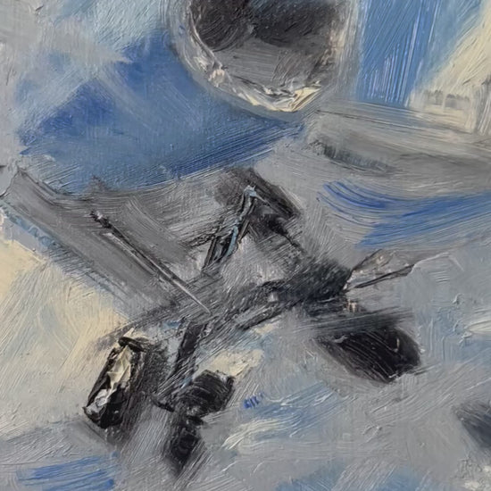 United Inbound United Airlines 737 Painting 4