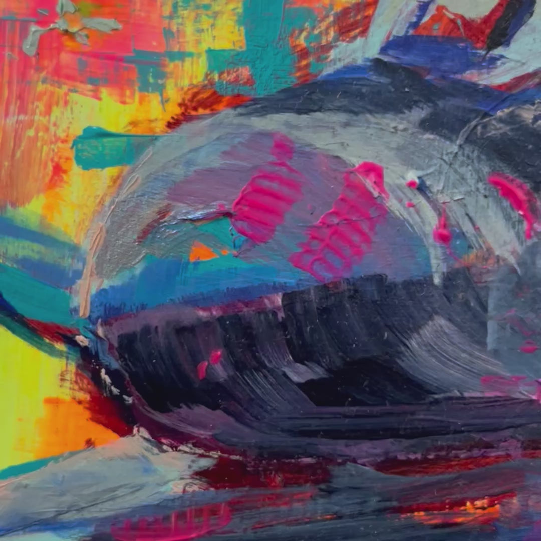 f-4 phantom abstract painting 4