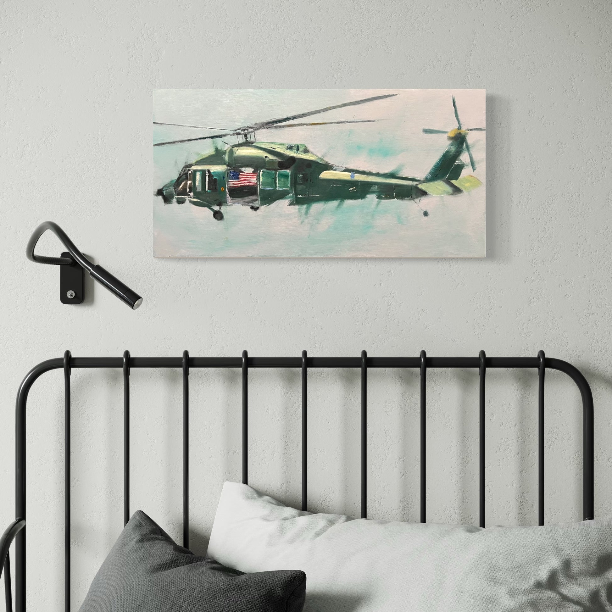 uh-60 black hawk american flag artwork 2