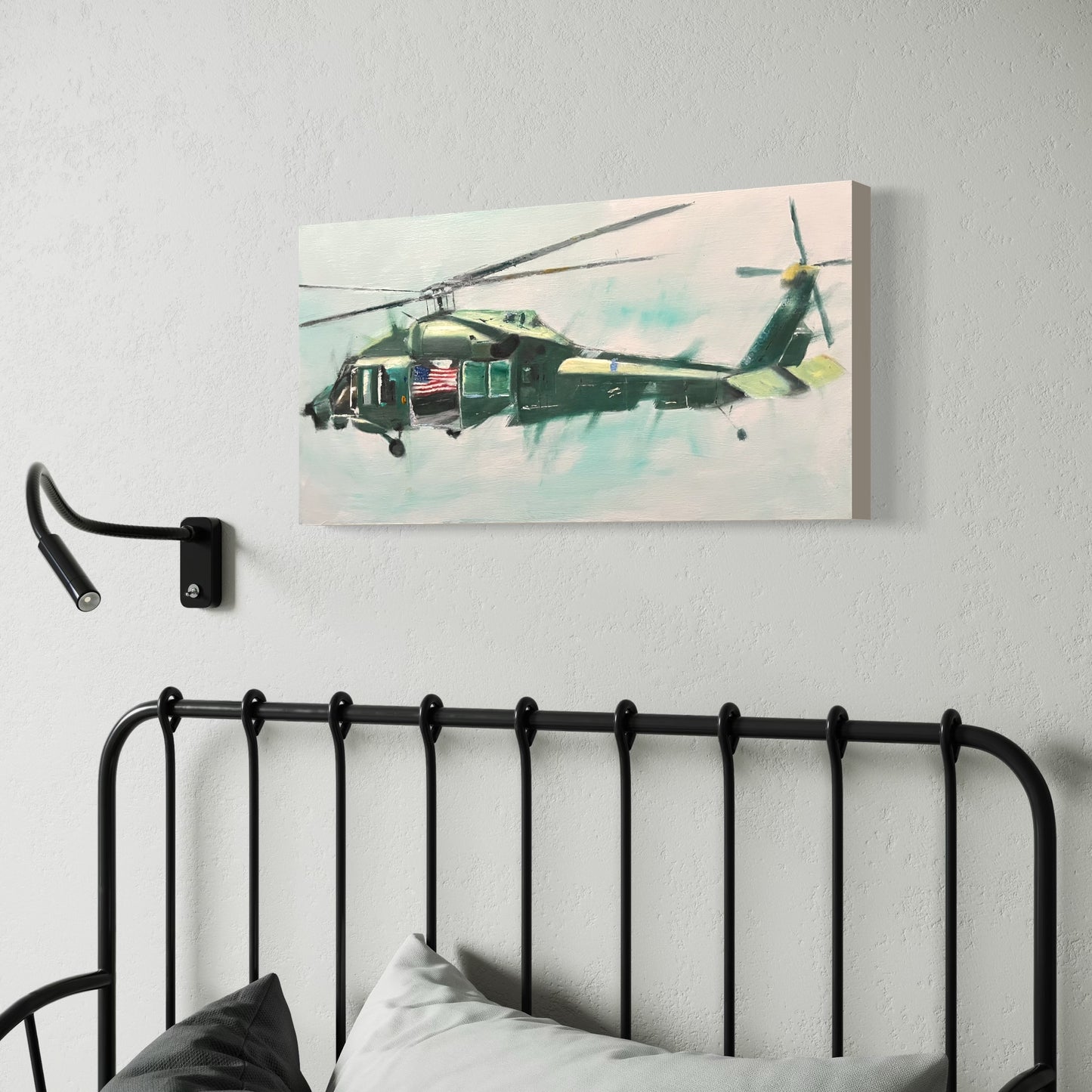 uh-60 black hawk american flag artwork 3