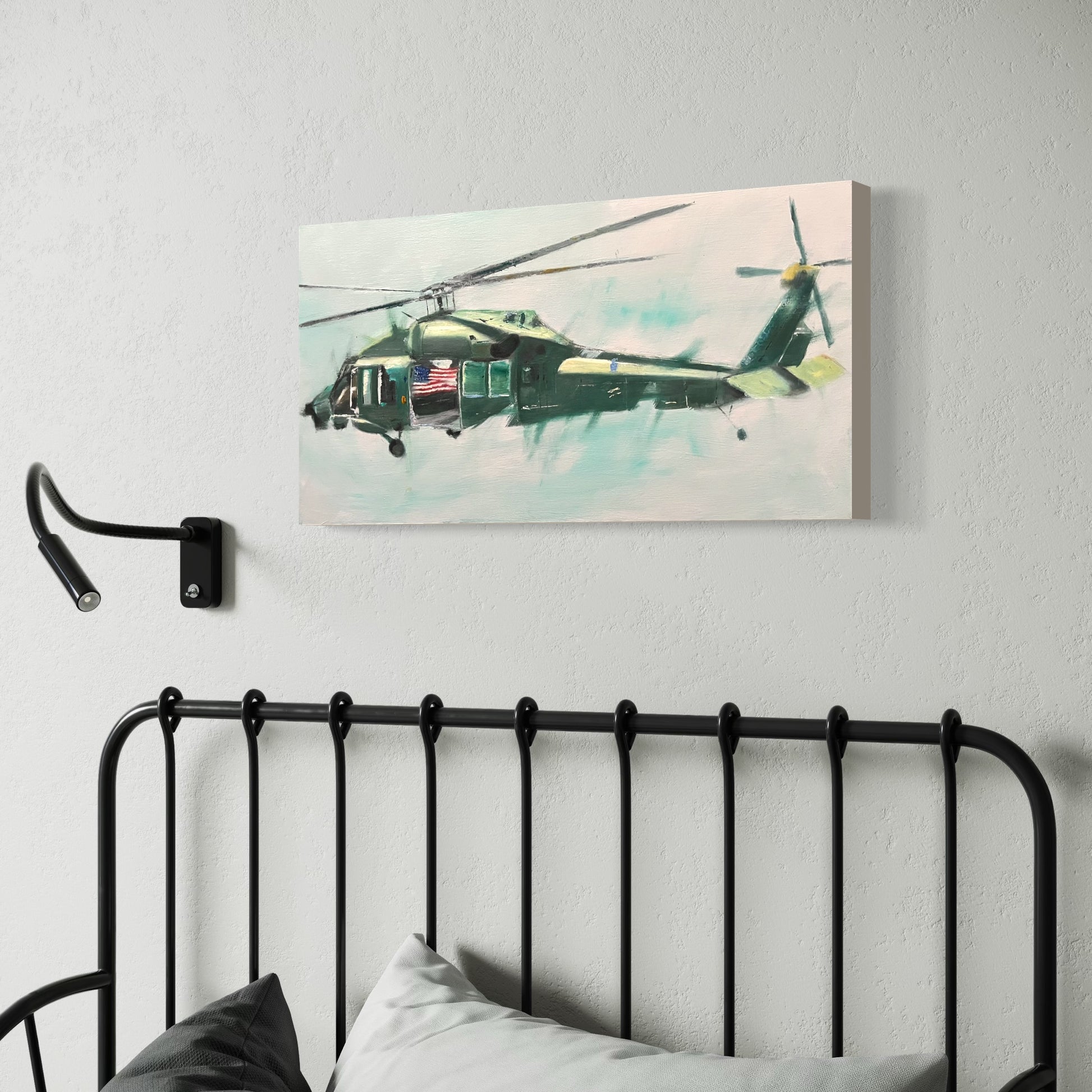 uh-60 black hawk american flag artwork 3